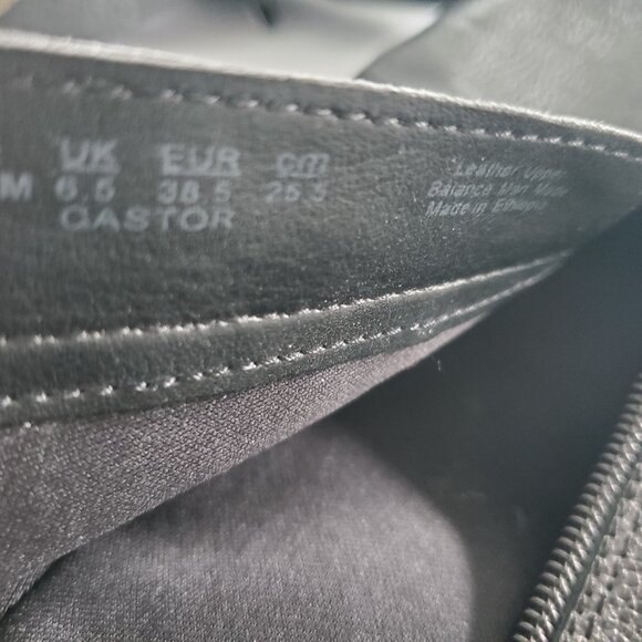 Franco Sarto Castor Leather Knee High Boots Black Size 8.5 Riding Boots - Picture 3 of 7